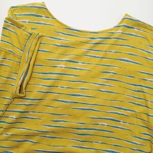 Garnet Hill Organic Cotton Shirt Top Large Dolman Sleeve Stretch‎ Boxy Relaxed